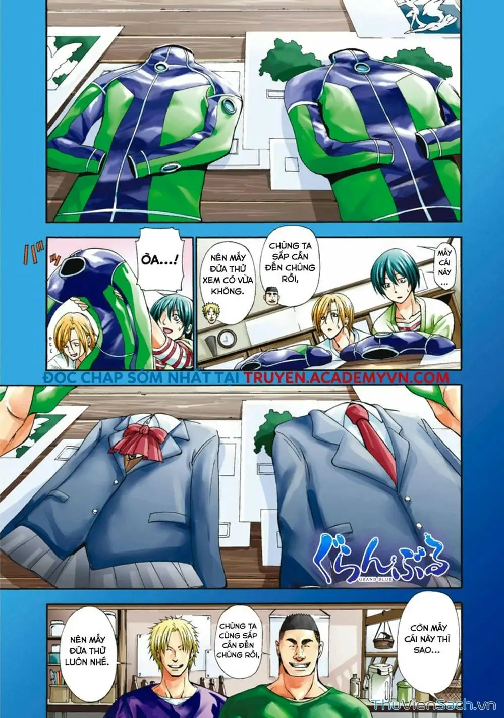 Truyện Tranh Cô Gái Thích Lặn - Grand Blue trang 3