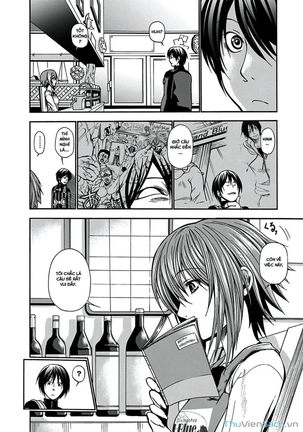 Truyện Tranh Cô Gái Thích Lặn - Grand Blue trang 3