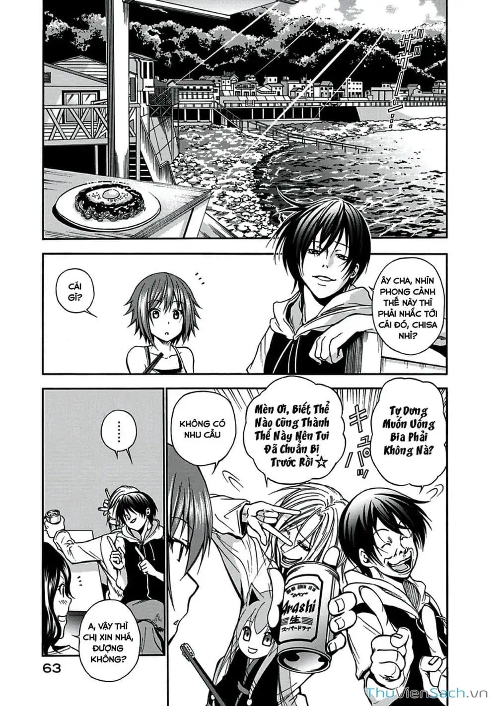Truyện Tranh Cô Gái Thích Lặn - Grand Blue trang 3