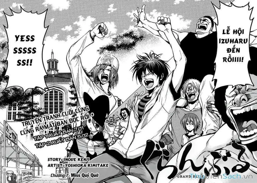 Truyện Tranh Cô Gái Thích Lặn - Grand Blue trang 3