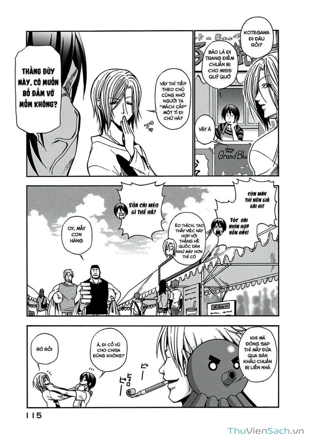 Truyện Tranh Cô Gái Thích Lặn - Grand Blue trang 3