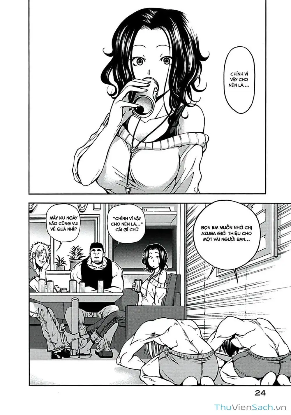 Truyện Tranh Cô Gái Thích Lặn - Grand Blue trang 3