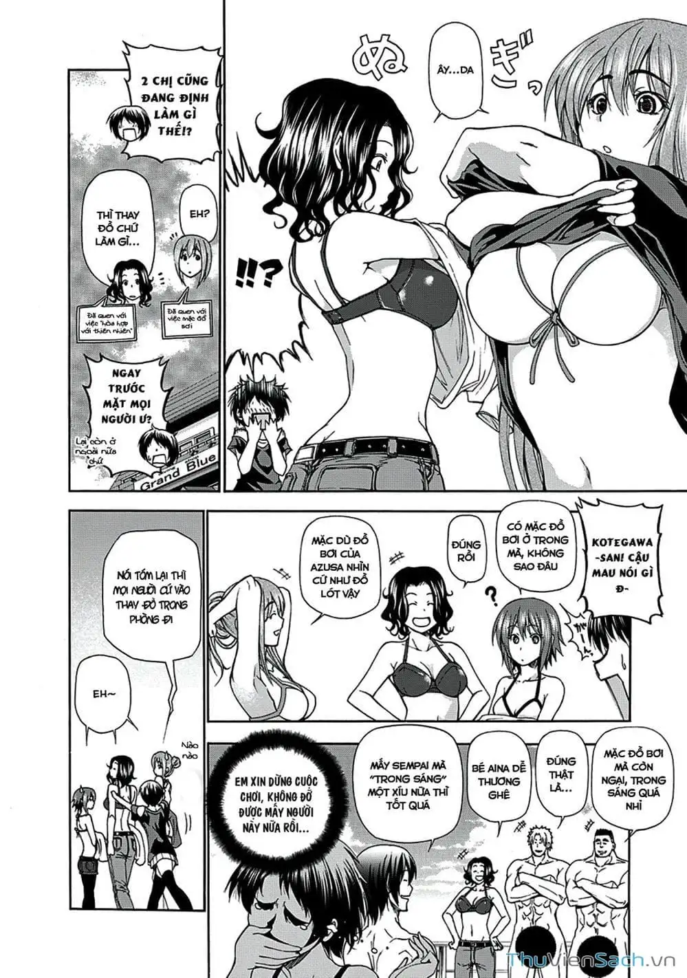 Truyện Tranh Cô Gái Thích Lặn - Grand Blue trang 3
