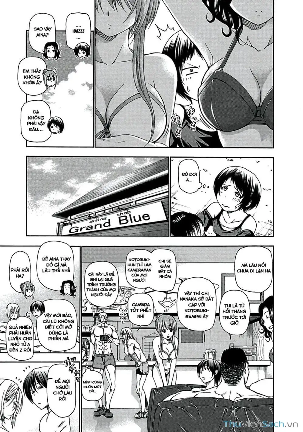 Truyện Tranh Cô Gái Thích Lặn - Grand Blue trang 3