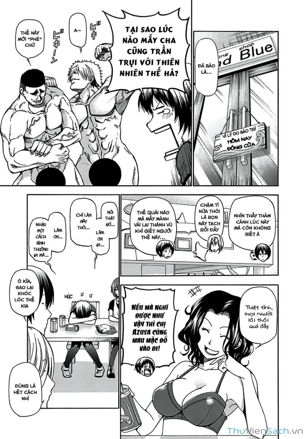 Truyện Tranh Cô Gái Thích Lặn - Grand Blue trang 3