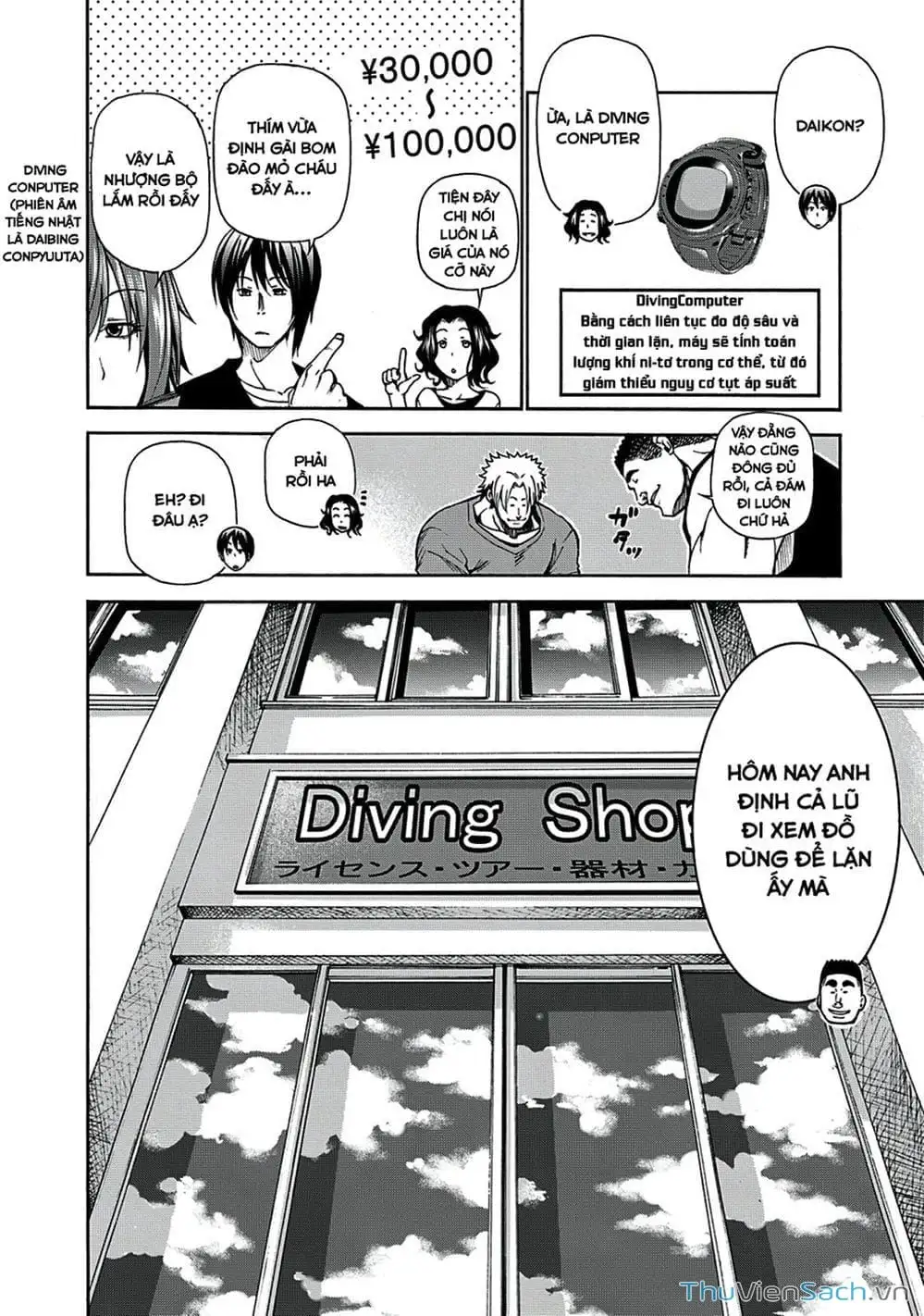 Truyện Tranh Cô Gái Thích Lặn - Grand Blue trang 3