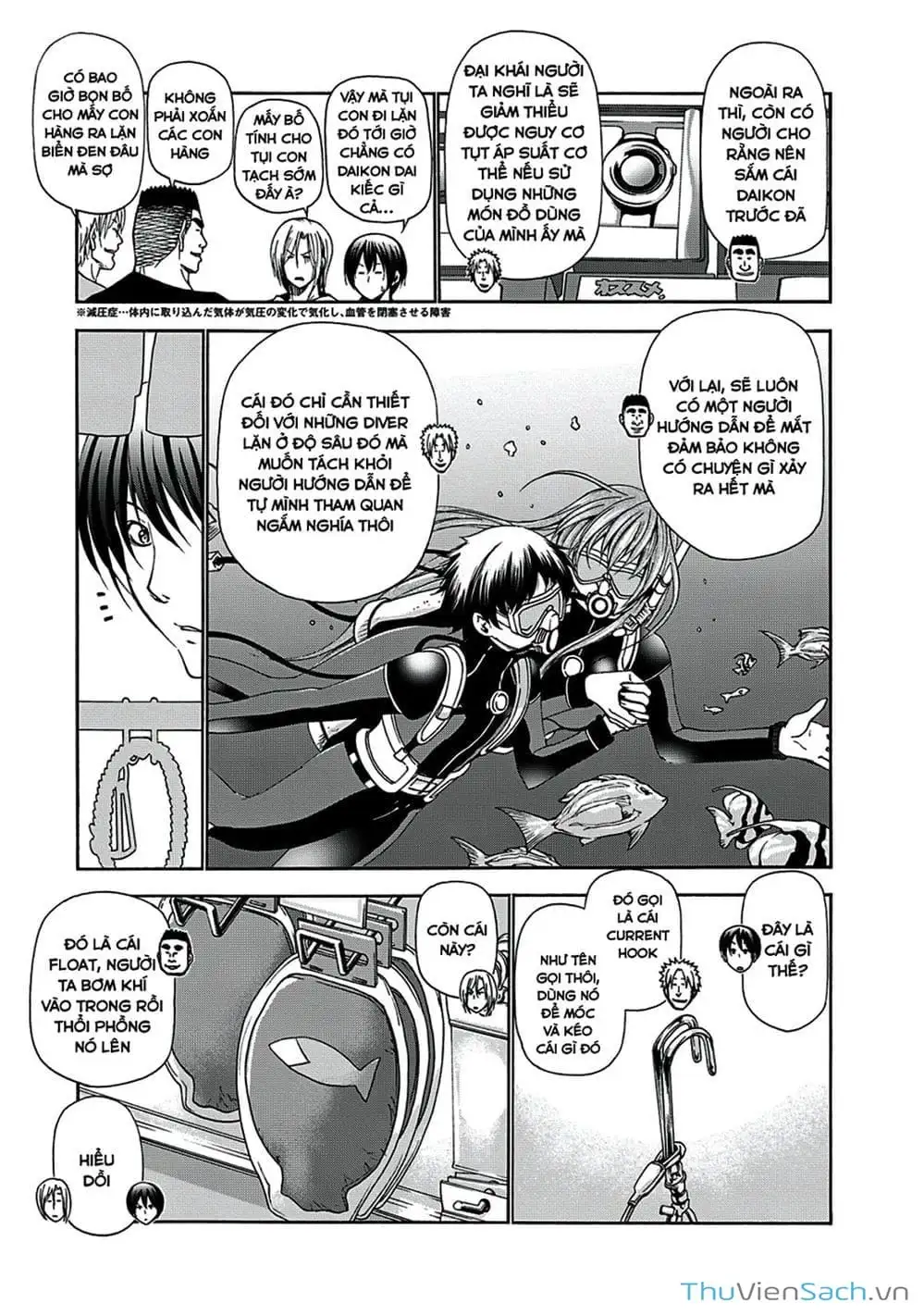 Truyện Tranh Cô Gái Thích Lặn - Grand Blue trang 3