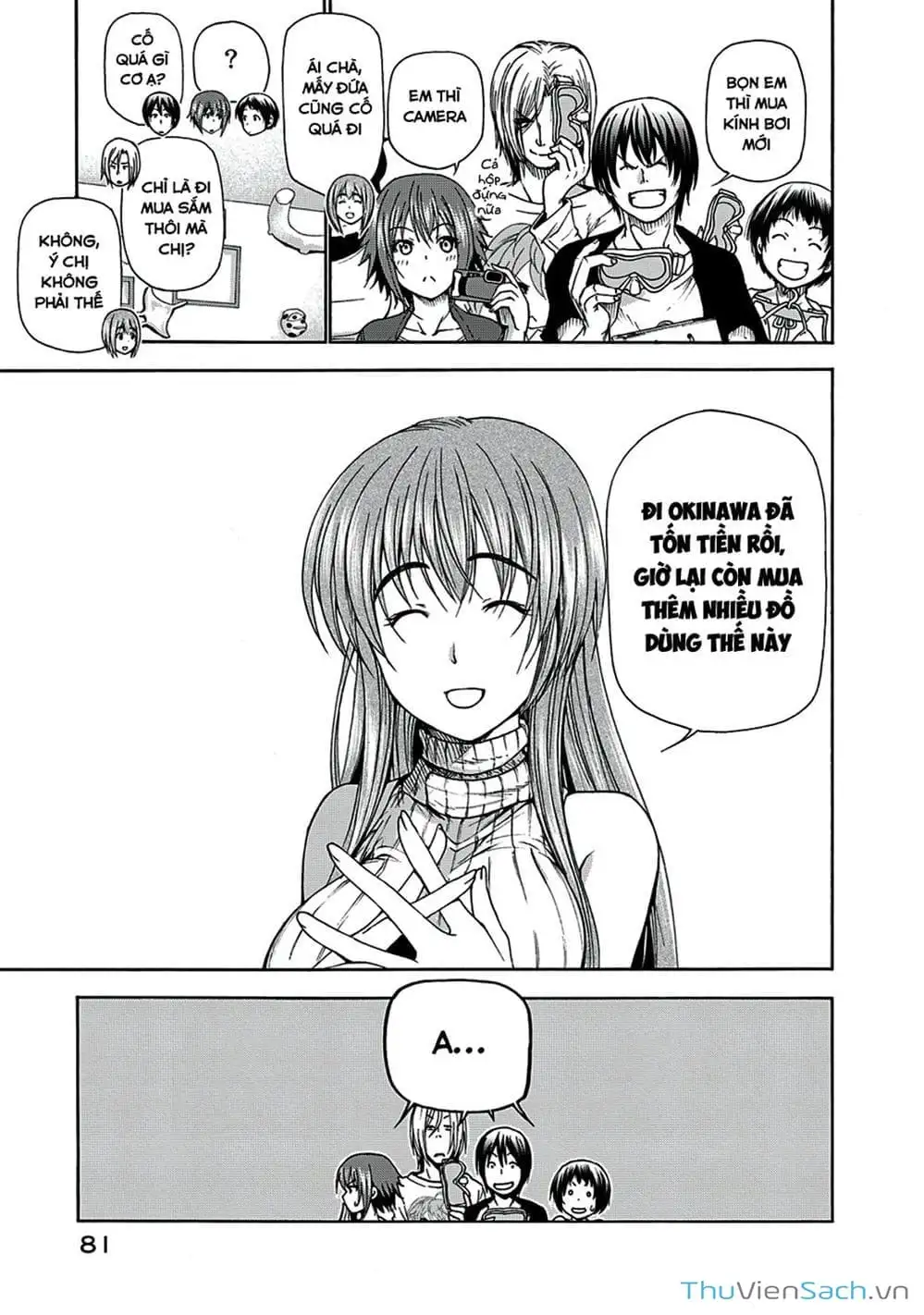 Truyện Tranh Cô Gái Thích Lặn - Grand Blue trang 3