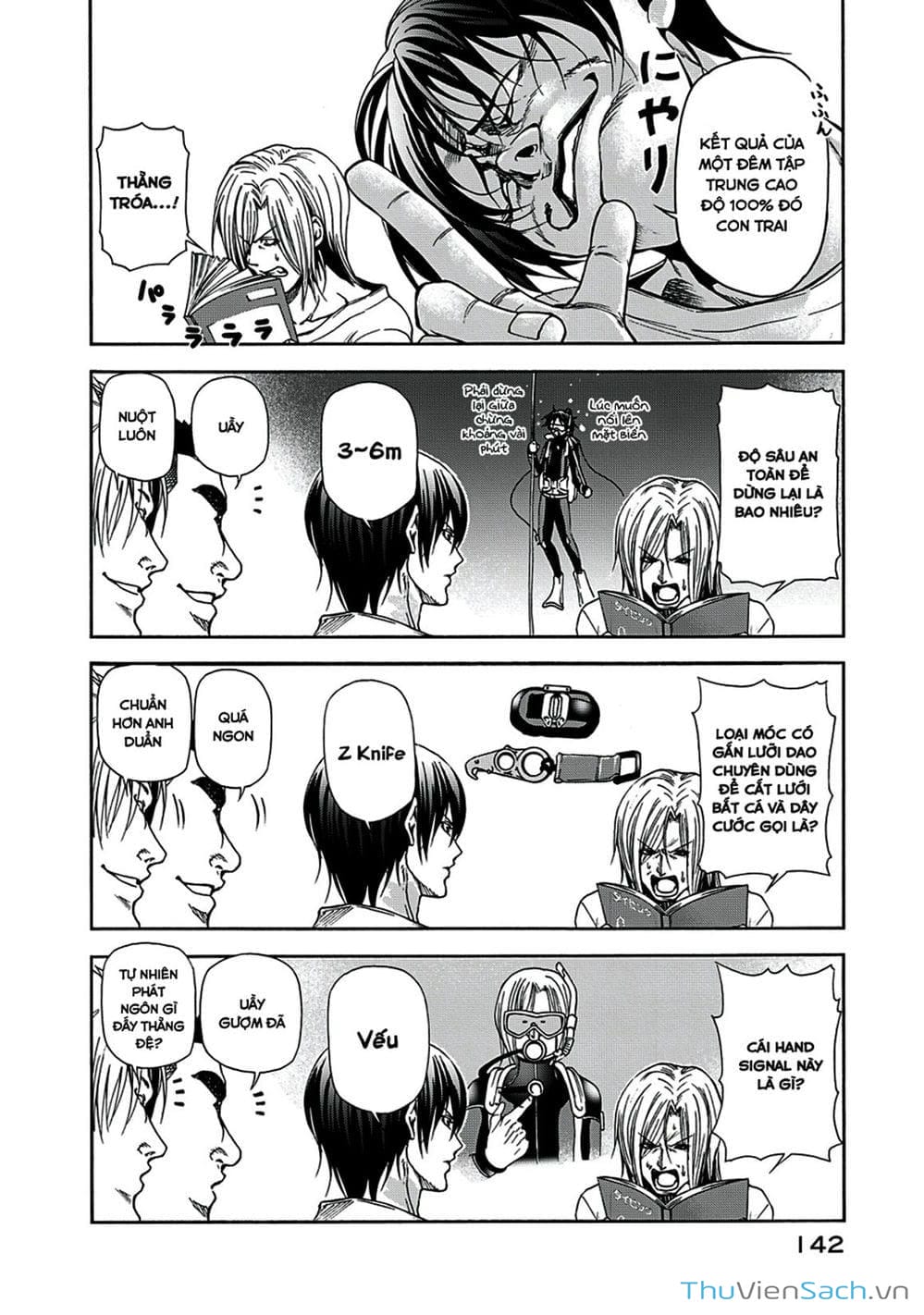 Truyện Tranh Cô Gái Thích Lặn - Grand Blue trang 3