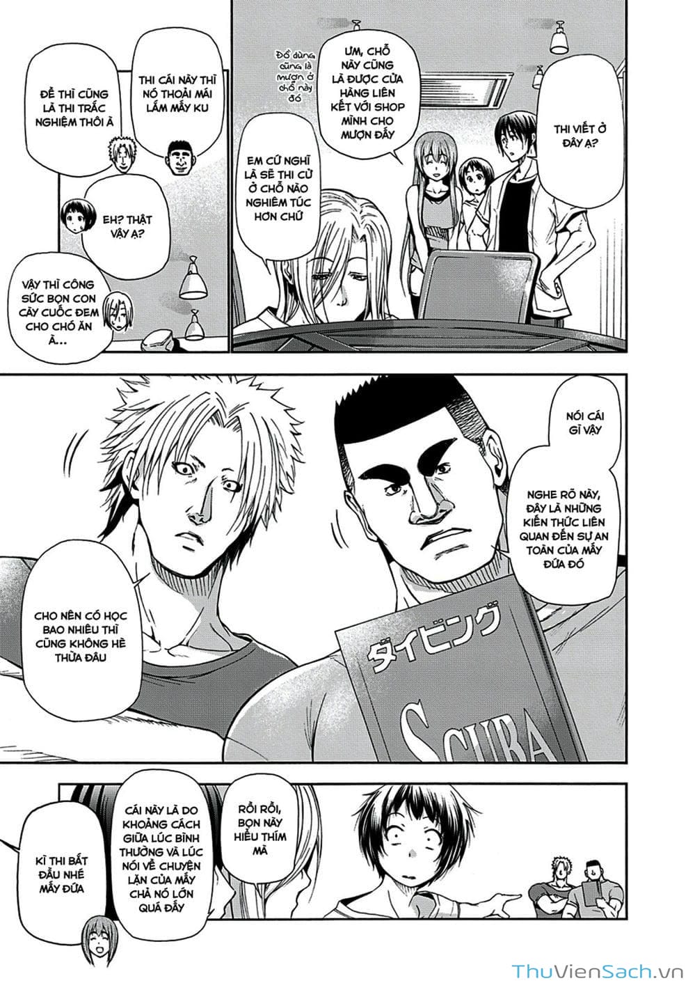 Truyện Tranh Cô Gái Thích Lặn - Grand Blue trang 3