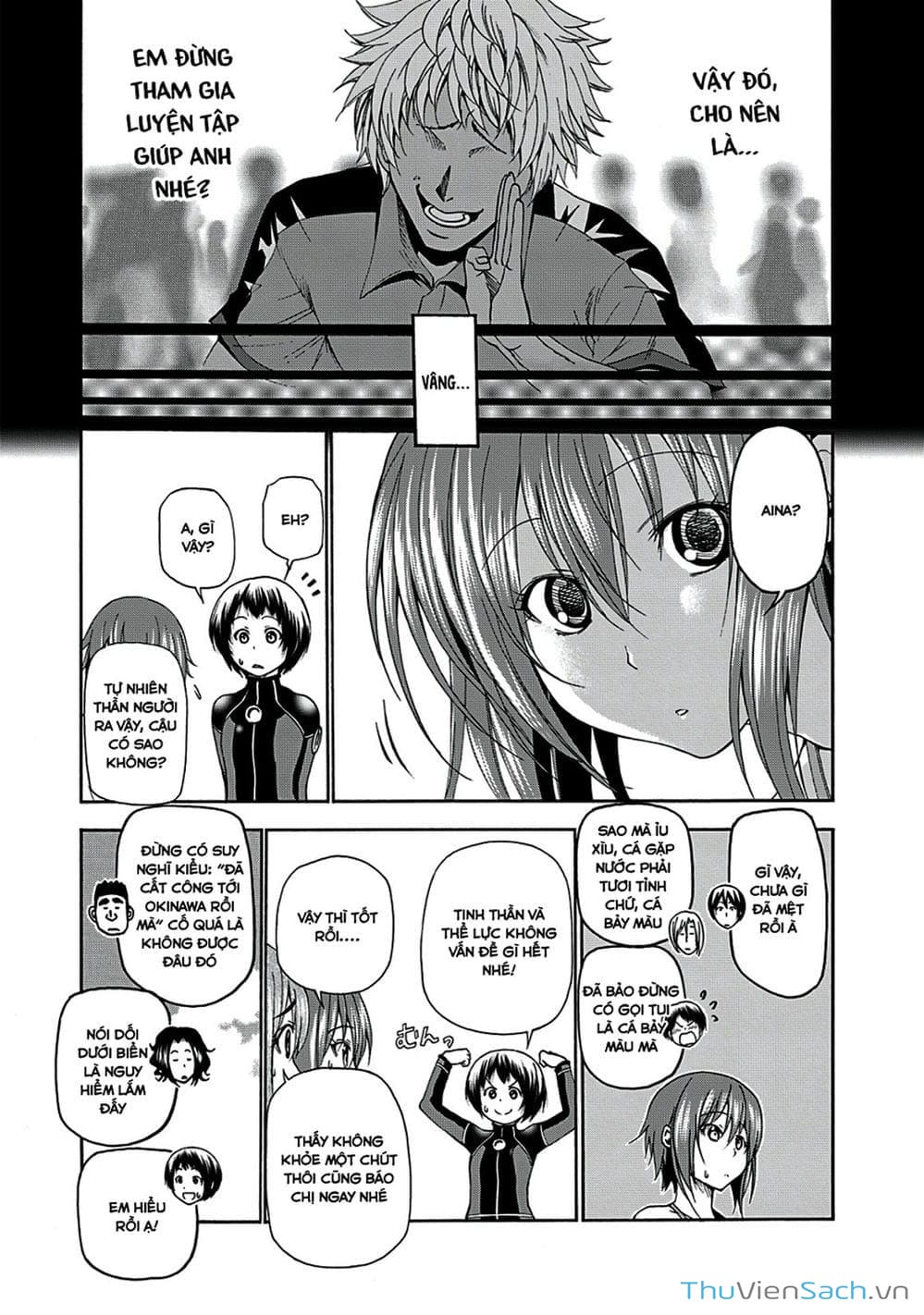 Truyện Tranh Cô Gái Thích Lặn - Grand Blue trang 3