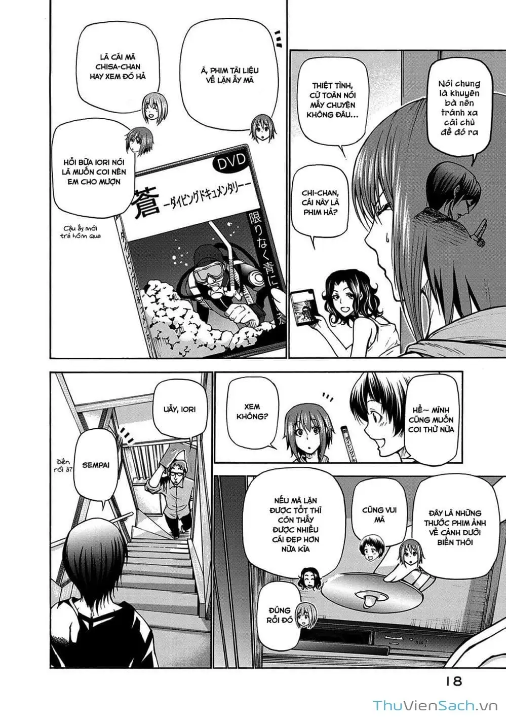 Truyện Tranh Cô Gái Thích Lặn - Grand Blue trang 3