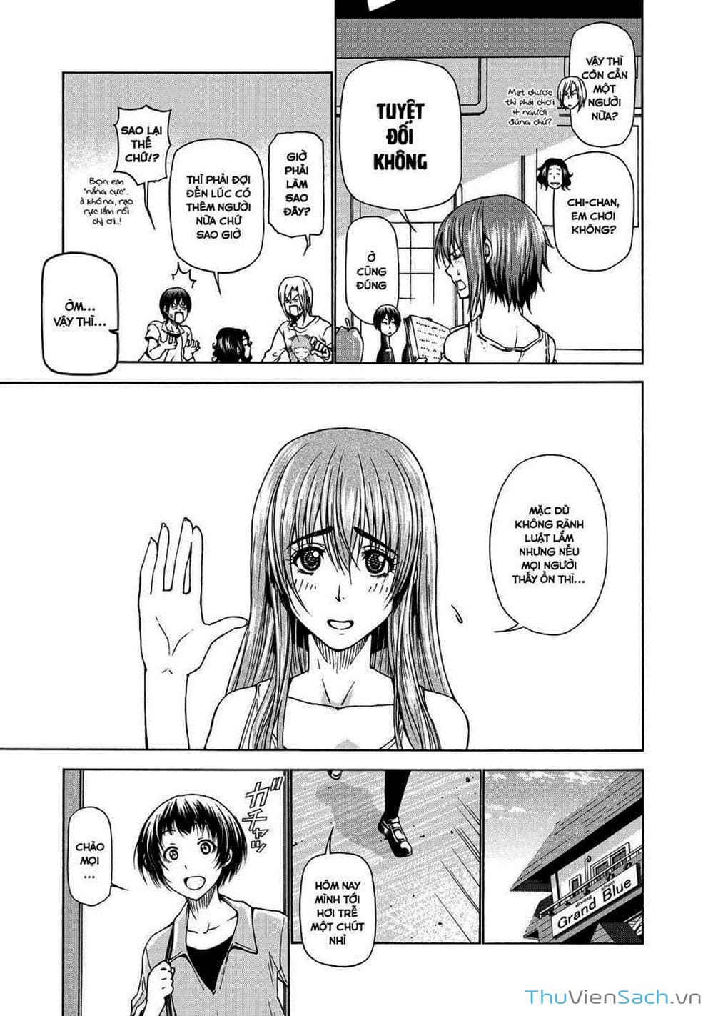 Truyện Tranh Cô Gái Thích Lặn - Grand Blue trang 3