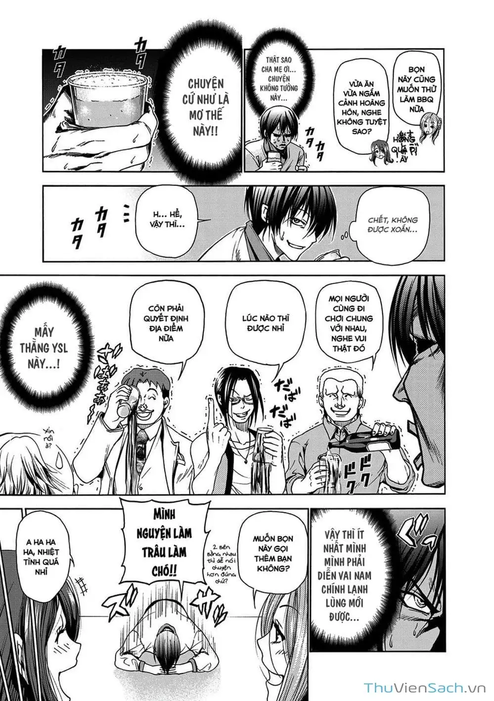 Truyện Tranh Cô Gái Thích Lặn - Grand Blue trang 3