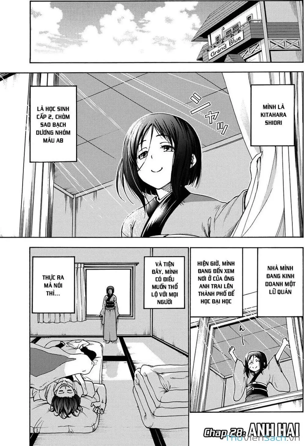 Truyện Tranh Cô Gái Thích Lặn - Grand Blue trang 3