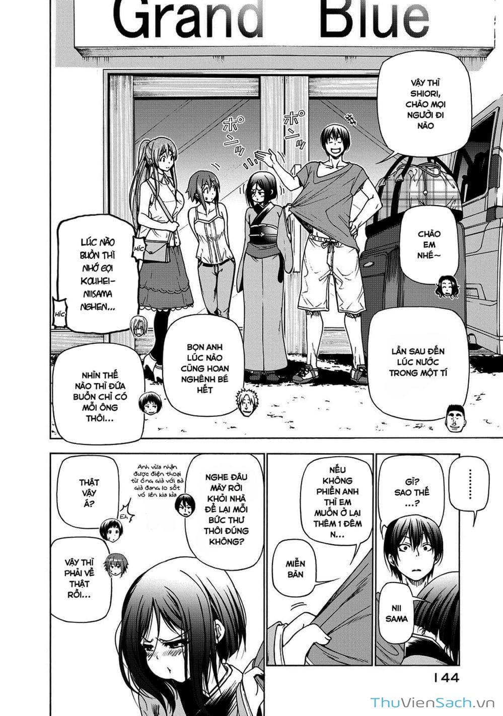 Truyện Tranh Cô Gái Thích Lặn - Grand Blue trang 3