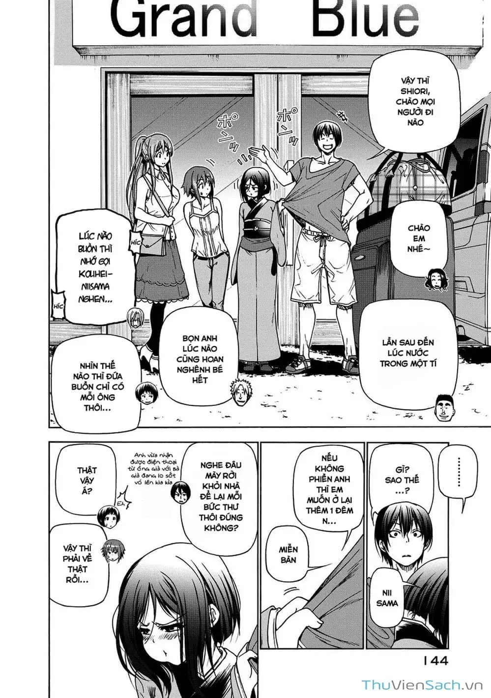 Truyện Tranh Cô Gái Thích Lặn - Grand Blue trang 3