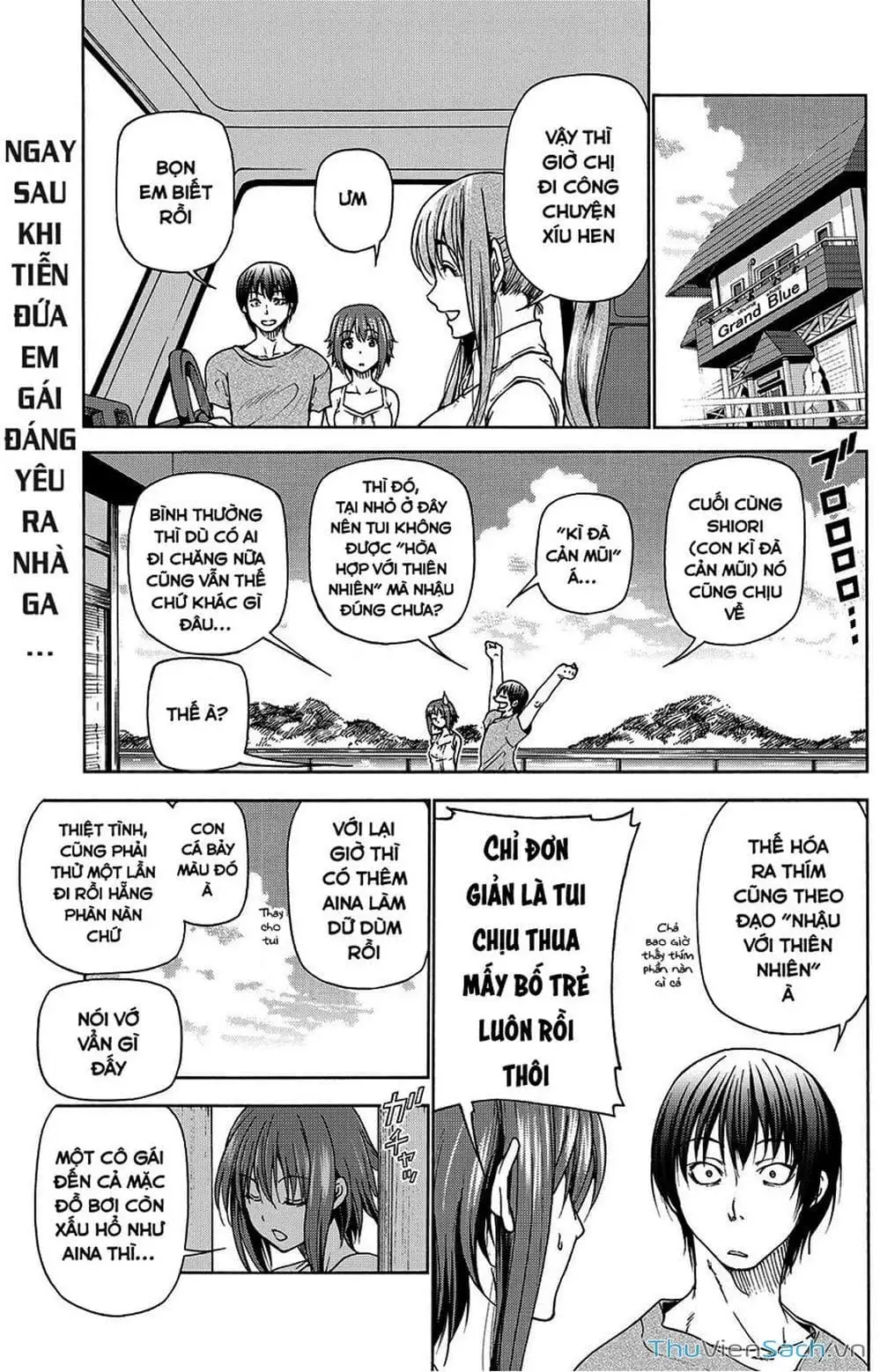 Truyện Tranh Cô Gái Thích Lặn - Grand Blue trang 3