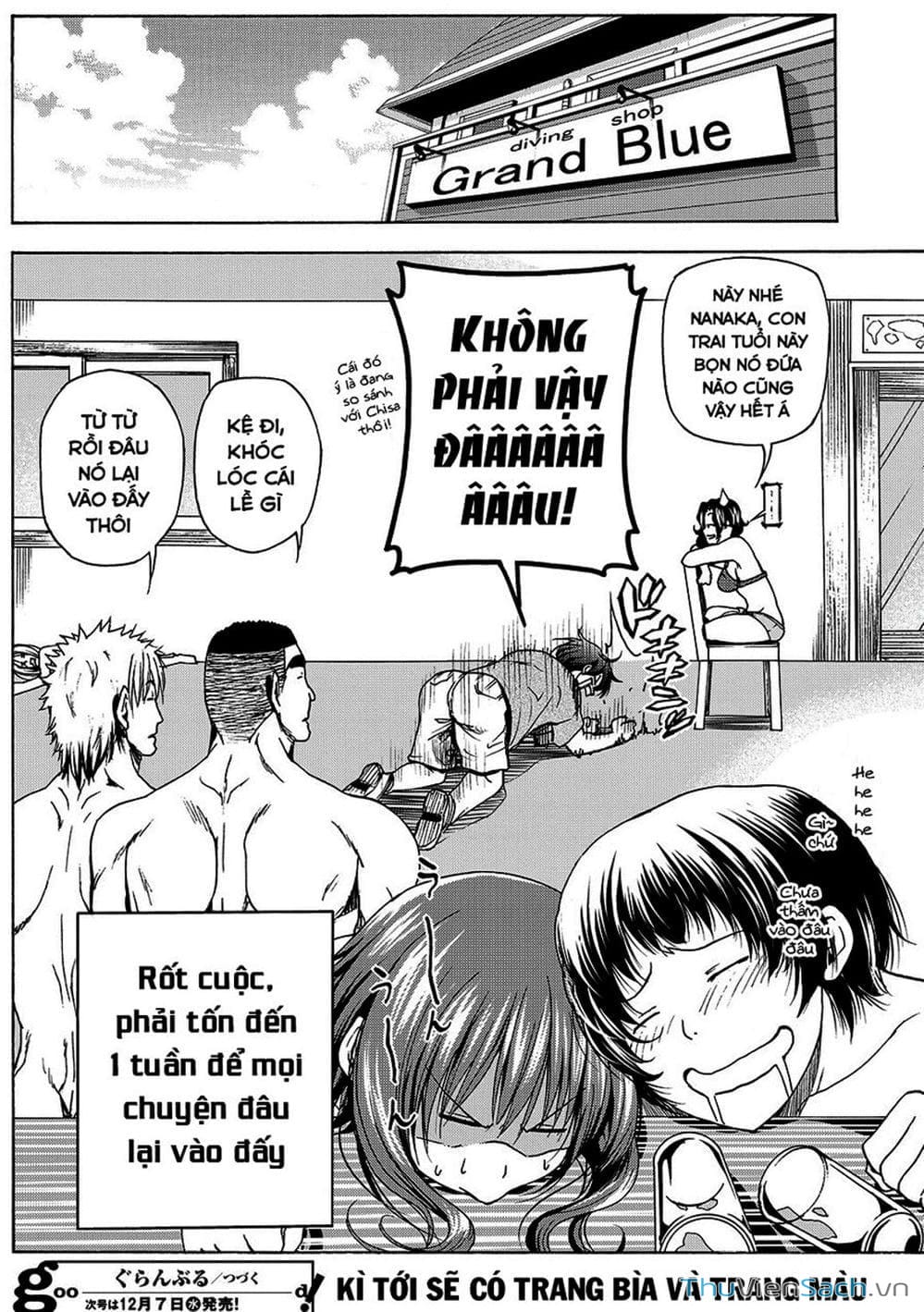 Truyện Tranh Cô Gái Thích Lặn - Grand Blue trang 3