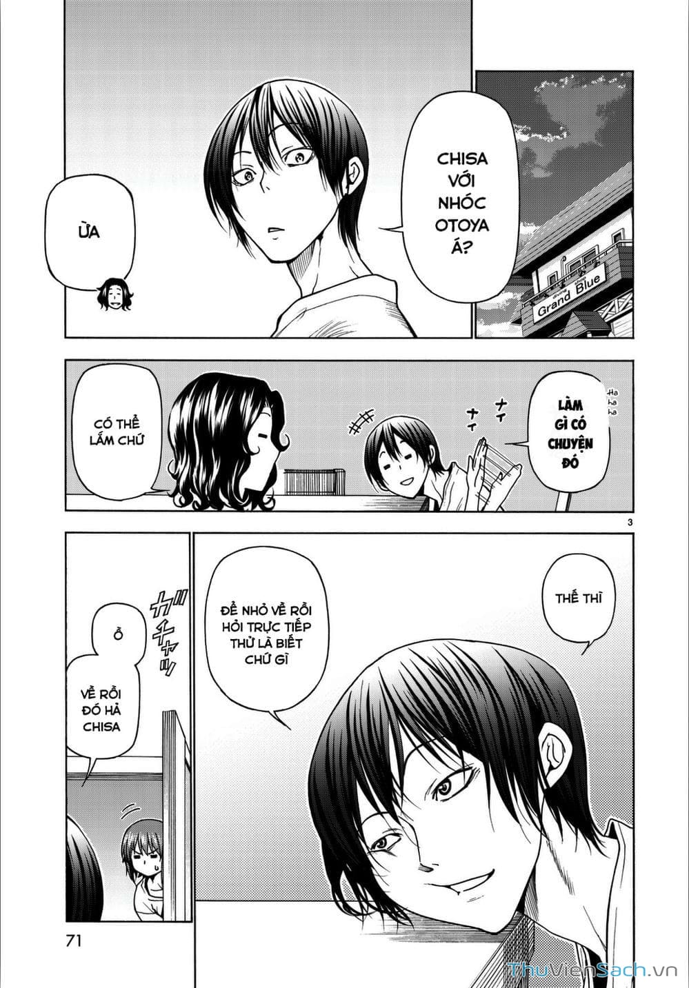 Truyện Tranh Cô Gái Thích Lặn - Grand Blue trang 3