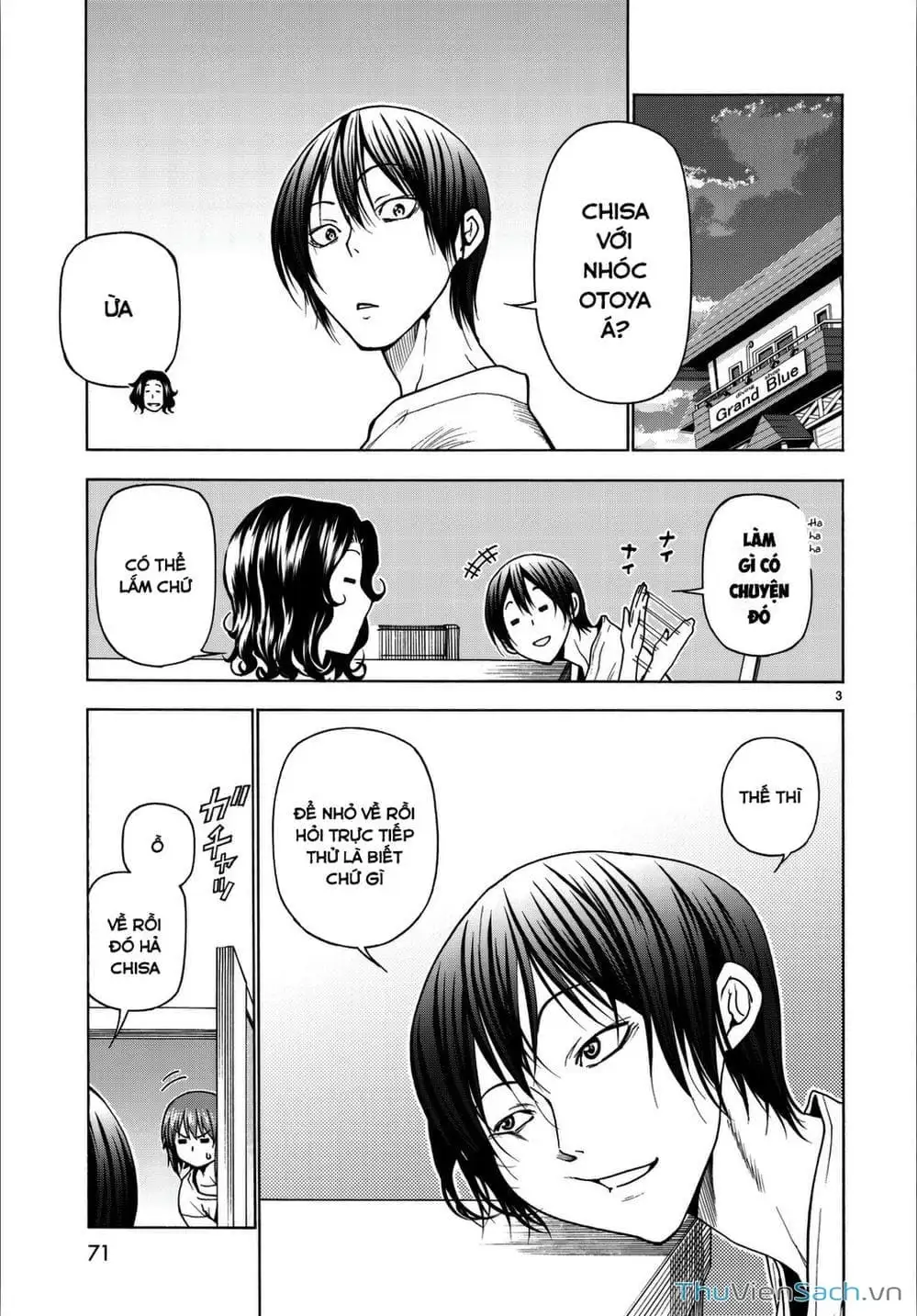 Truyện Tranh Cô Gái Thích Lặn - Grand Blue trang 3