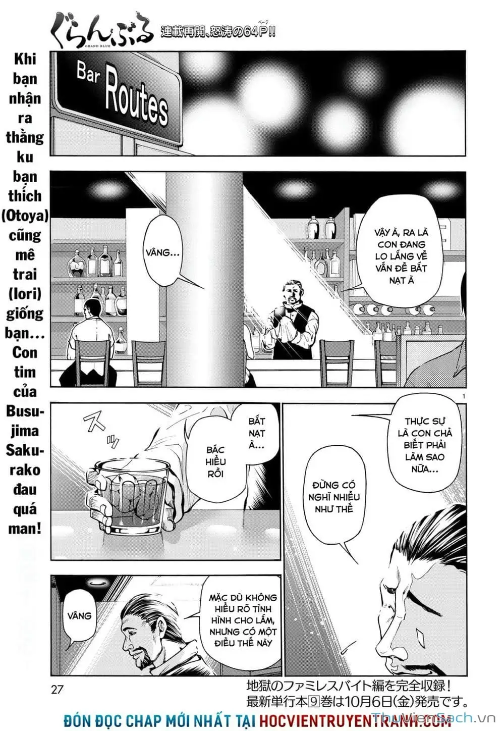 Truyện Tranh Cô Gái Thích Lặn - Grand Blue trang 3