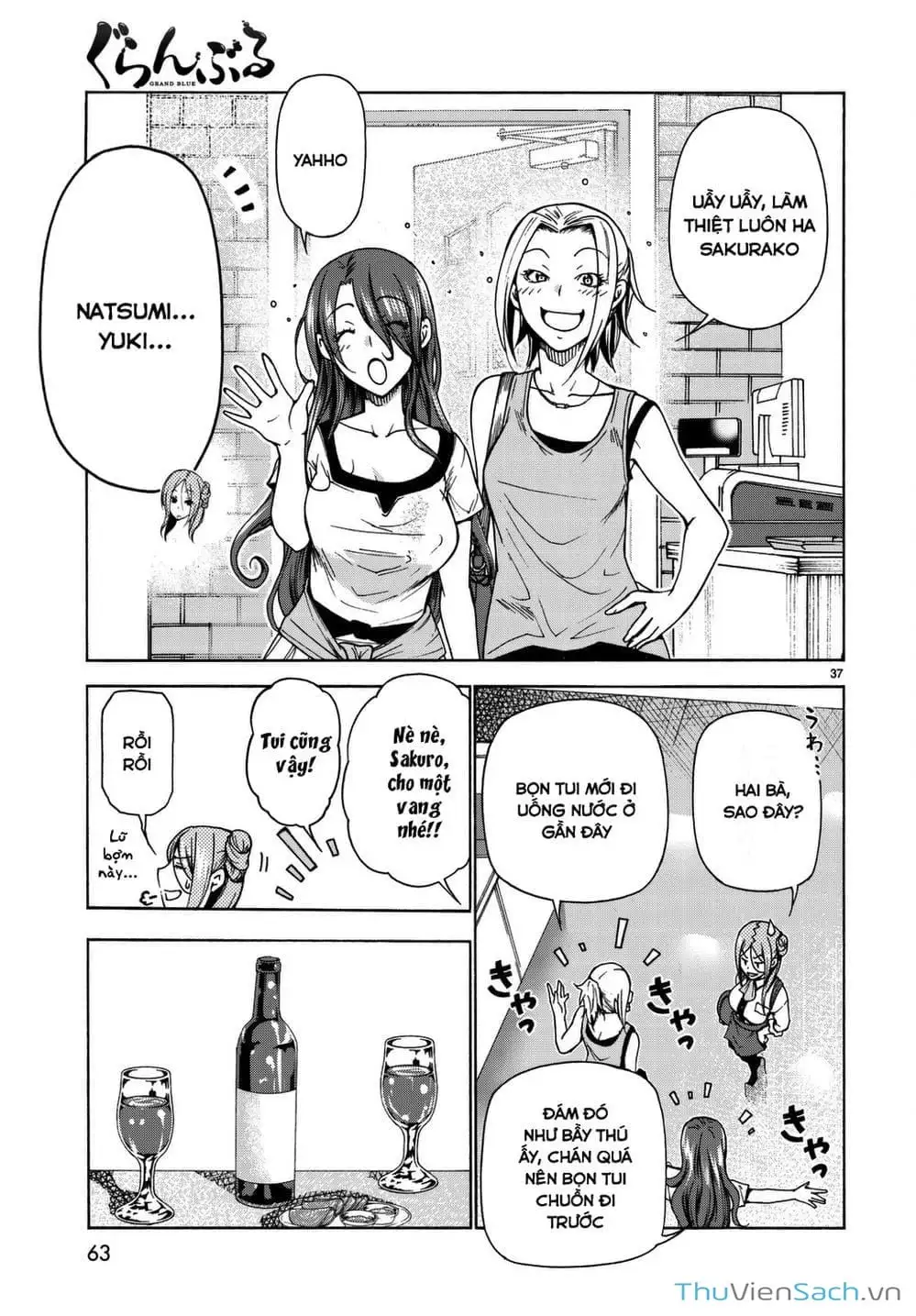 Truyện Tranh Cô Gái Thích Lặn - Grand Blue trang 3