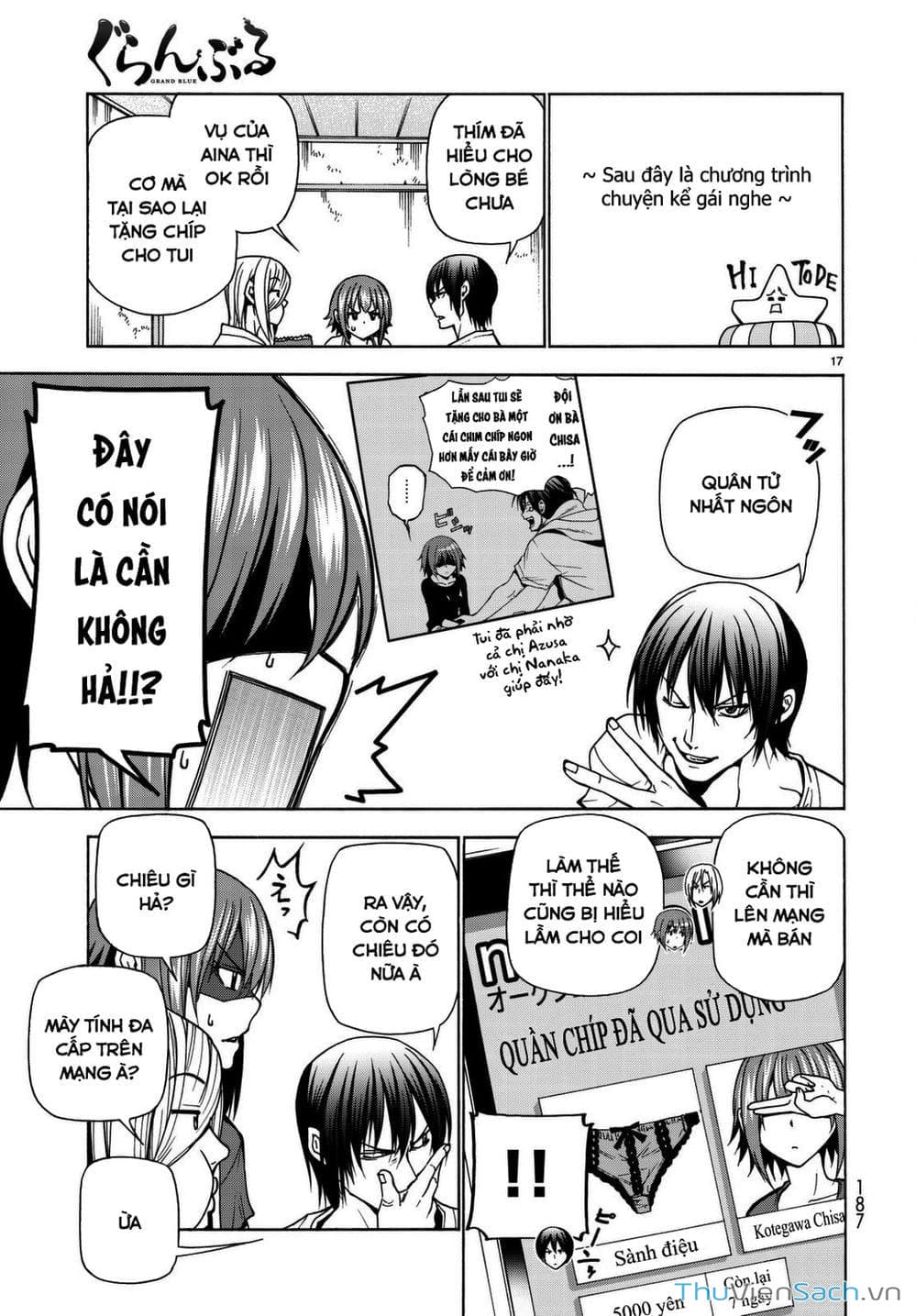 Truyện Tranh Cô Gái Thích Lặn - Grand Blue trang 3