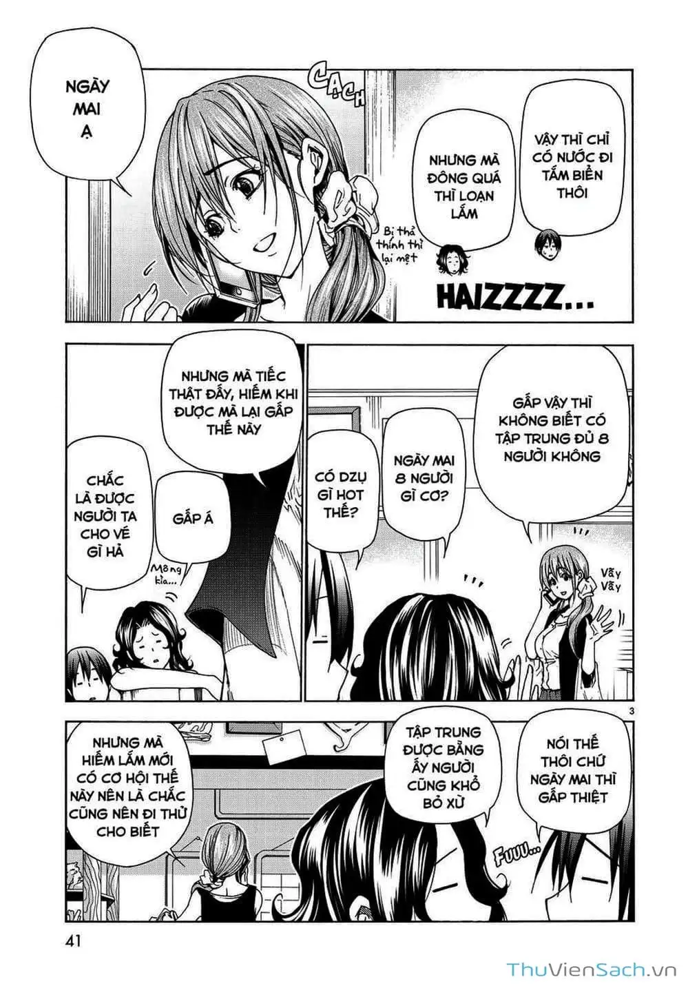 Truyện Tranh Cô Gái Thích Lặn - Grand Blue trang 3