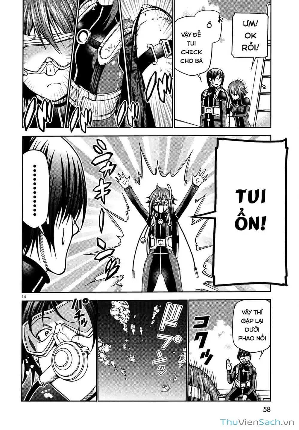 Truyện Tranh Cô Gái Thích Lặn - Grand Blue trang 3