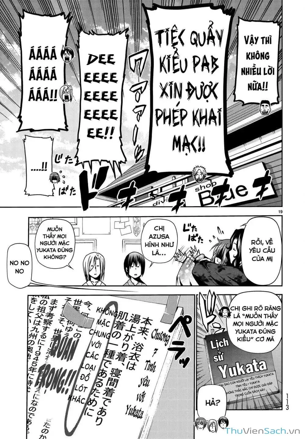 Truyện Tranh Cô Gái Thích Lặn - Grand Blue trang 3