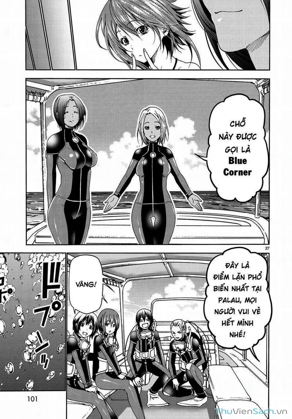 Truyện Tranh Cô Gái Thích Lặn - Grand Blue trang 3