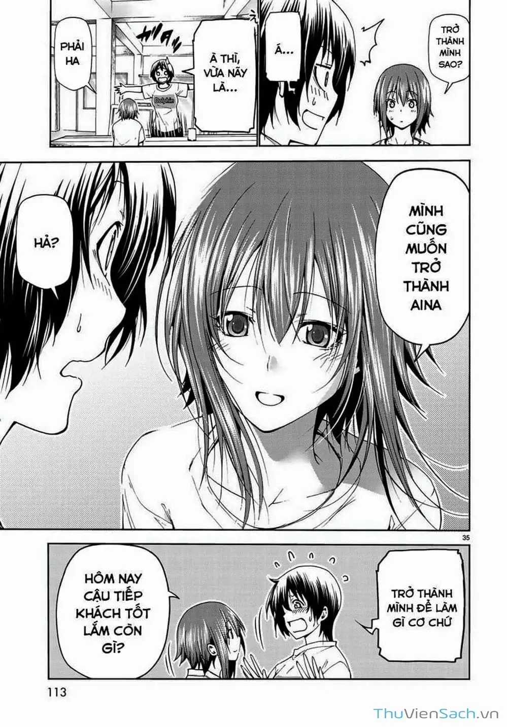 Truyện Tranh Cô Gái Thích Lặn - Grand Blue trang 3