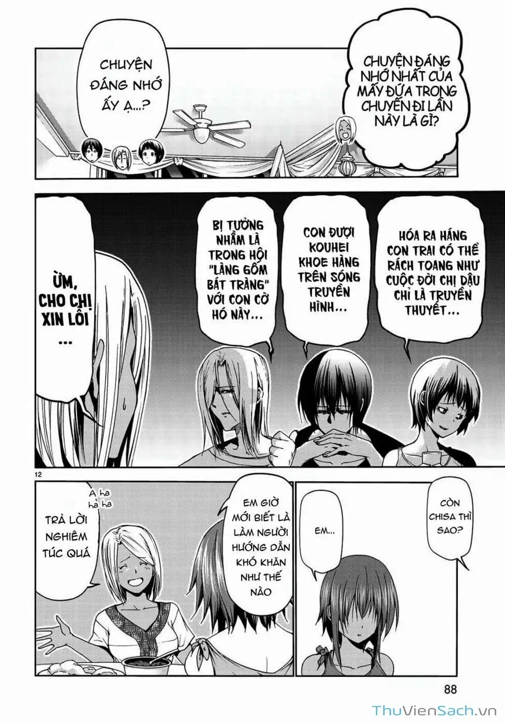 Truyện Tranh Cô Gái Thích Lặn - Grand Blue trang 3