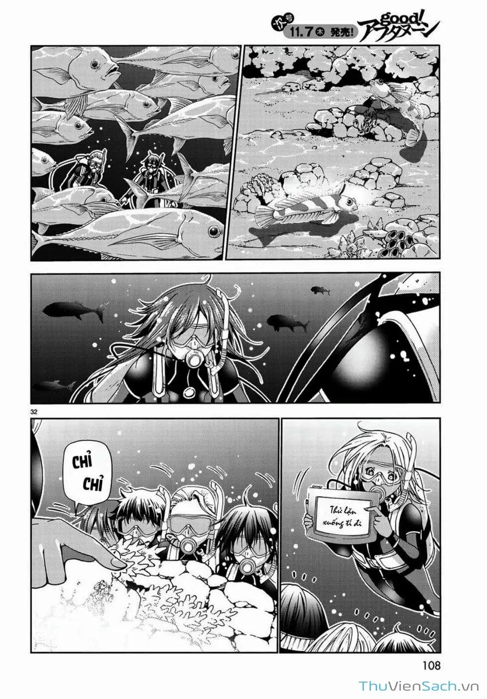Truyện Tranh Cô Gái Thích Lặn - Grand Blue trang 3