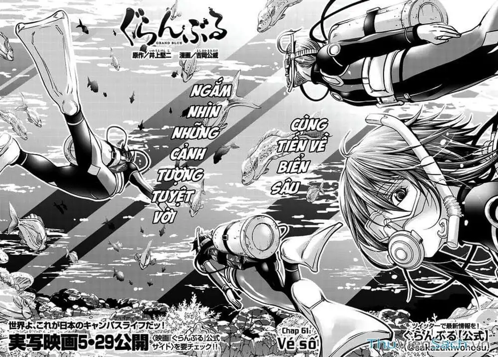 Truyện Tranh Cô Gái Thích Lặn - Grand Blue trang 3
