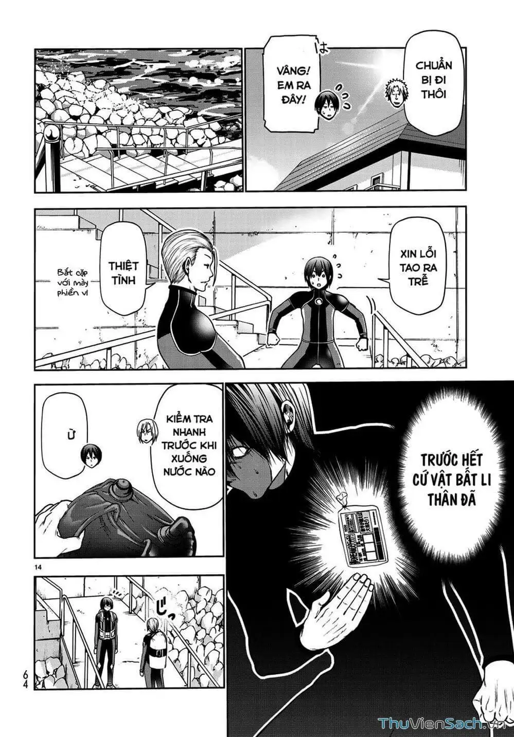 Truyện Tranh Cô Gái Thích Lặn - Grand Blue trang 3