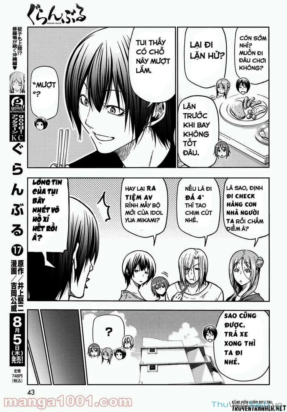 Truyện Tranh Cô Gái Thích Lặn - Grand Blue trang 3