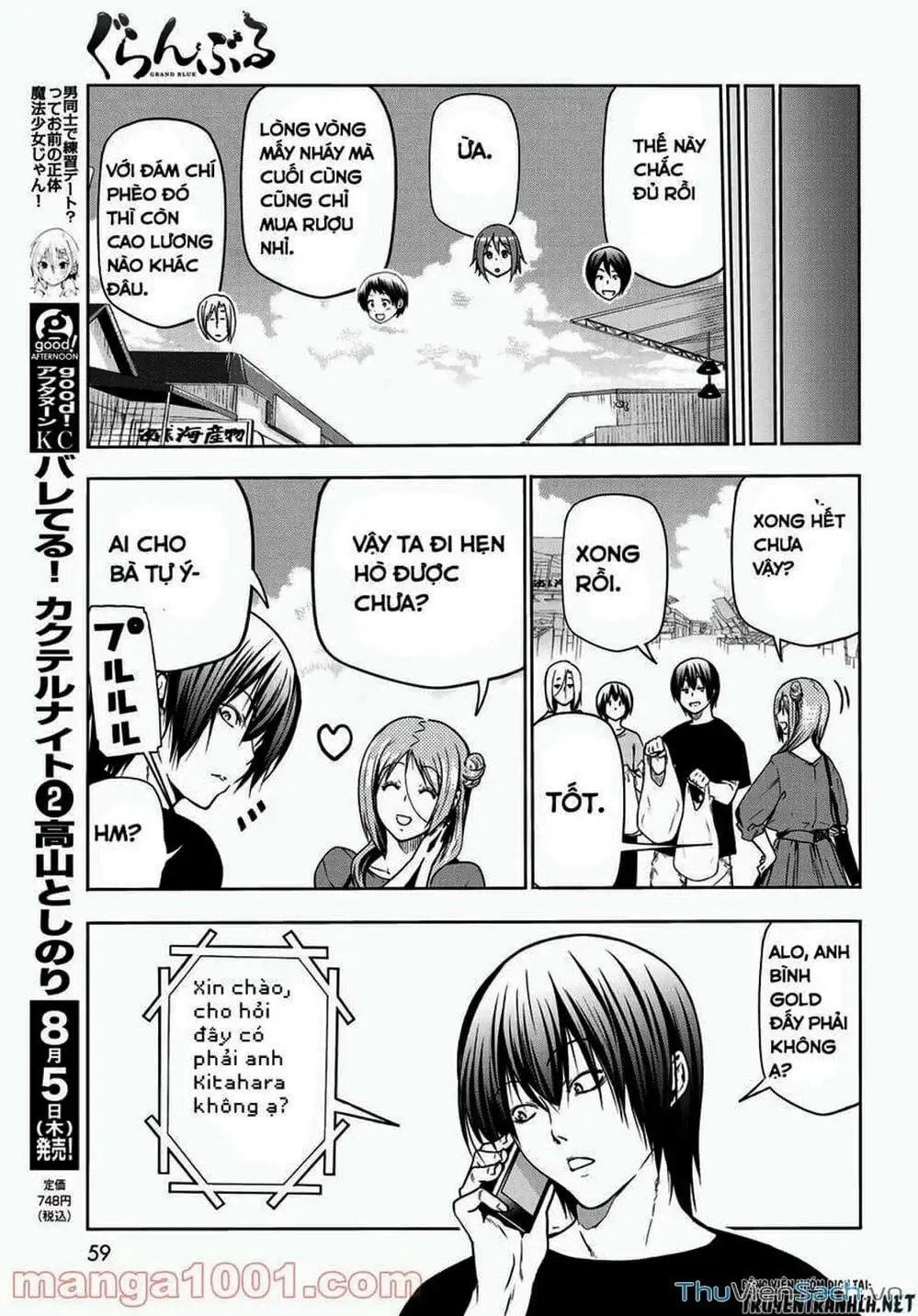 Truyện Tranh Cô Gái Thích Lặn - Grand Blue trang 3