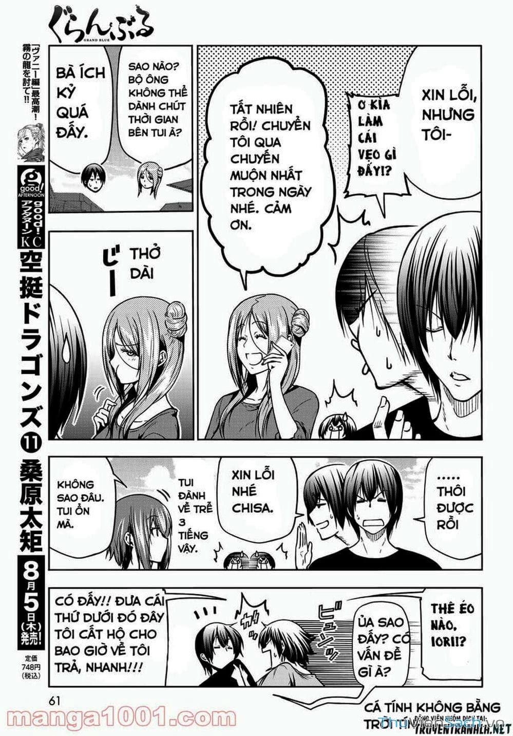 Truyện Tranh Cô Gái Thích Lặn - Grand Blue trang 3