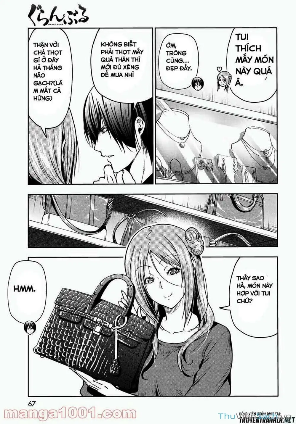 Truyện Tranh Cô Gái Thích Lặn - Grand Blue trang 3