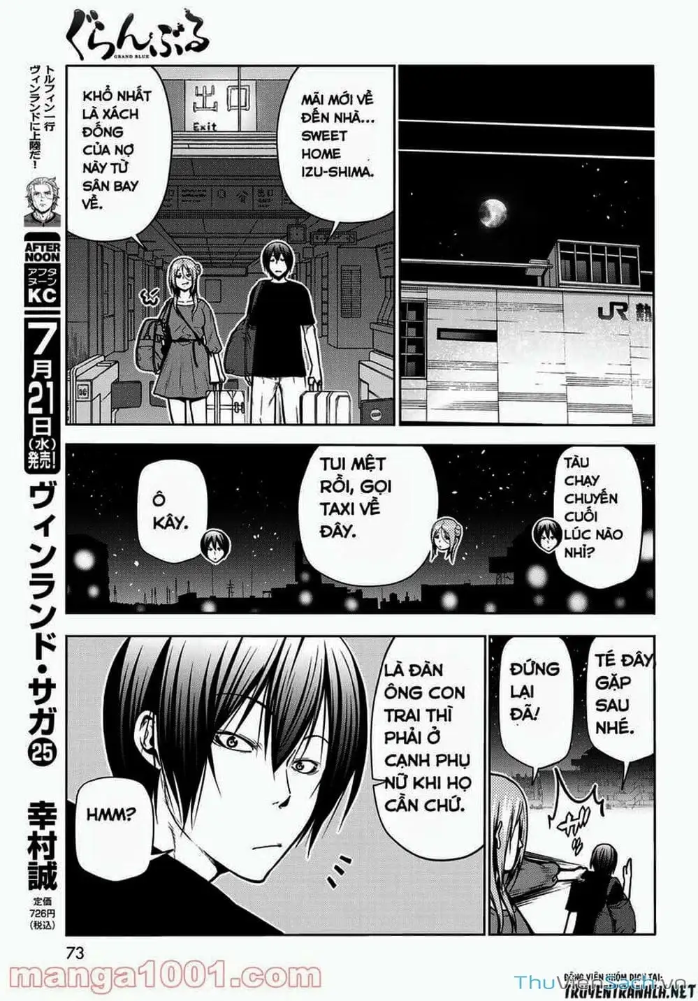 Truyện Tranh Cô Gái Thích Lặn - Grand Blue trang 3