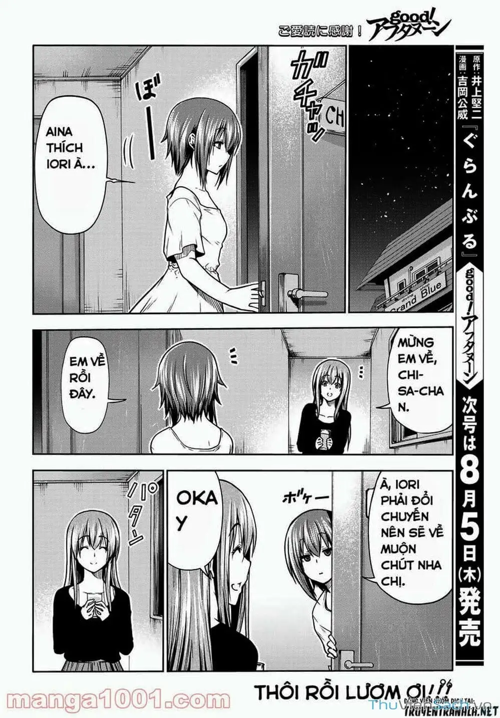 Truyện Tranh Cô Gái Thích Lặn - Grand Blue trang 3