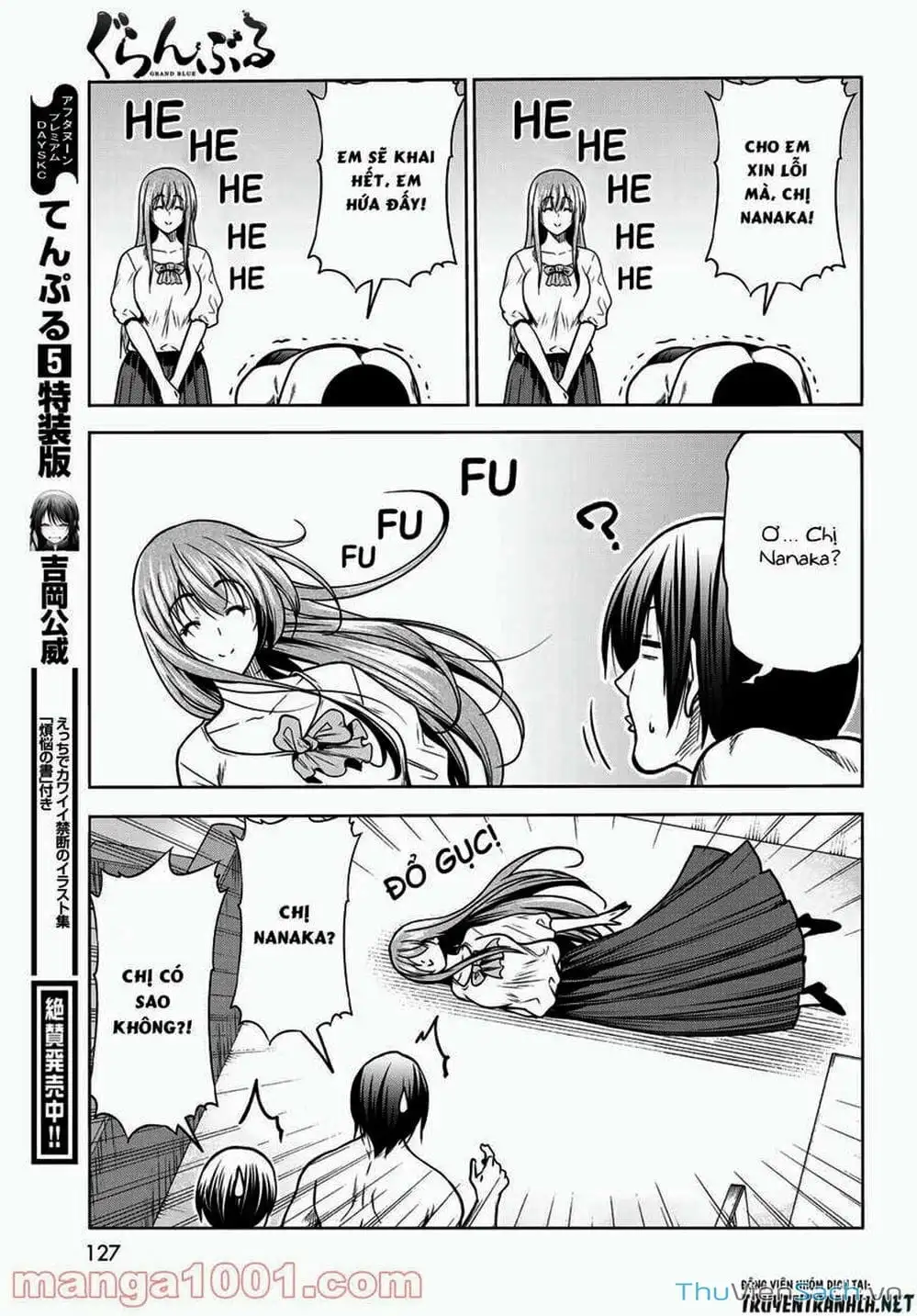 Truyện Tranh Cô Gái Thích Lặn - Grand Blue trang 3