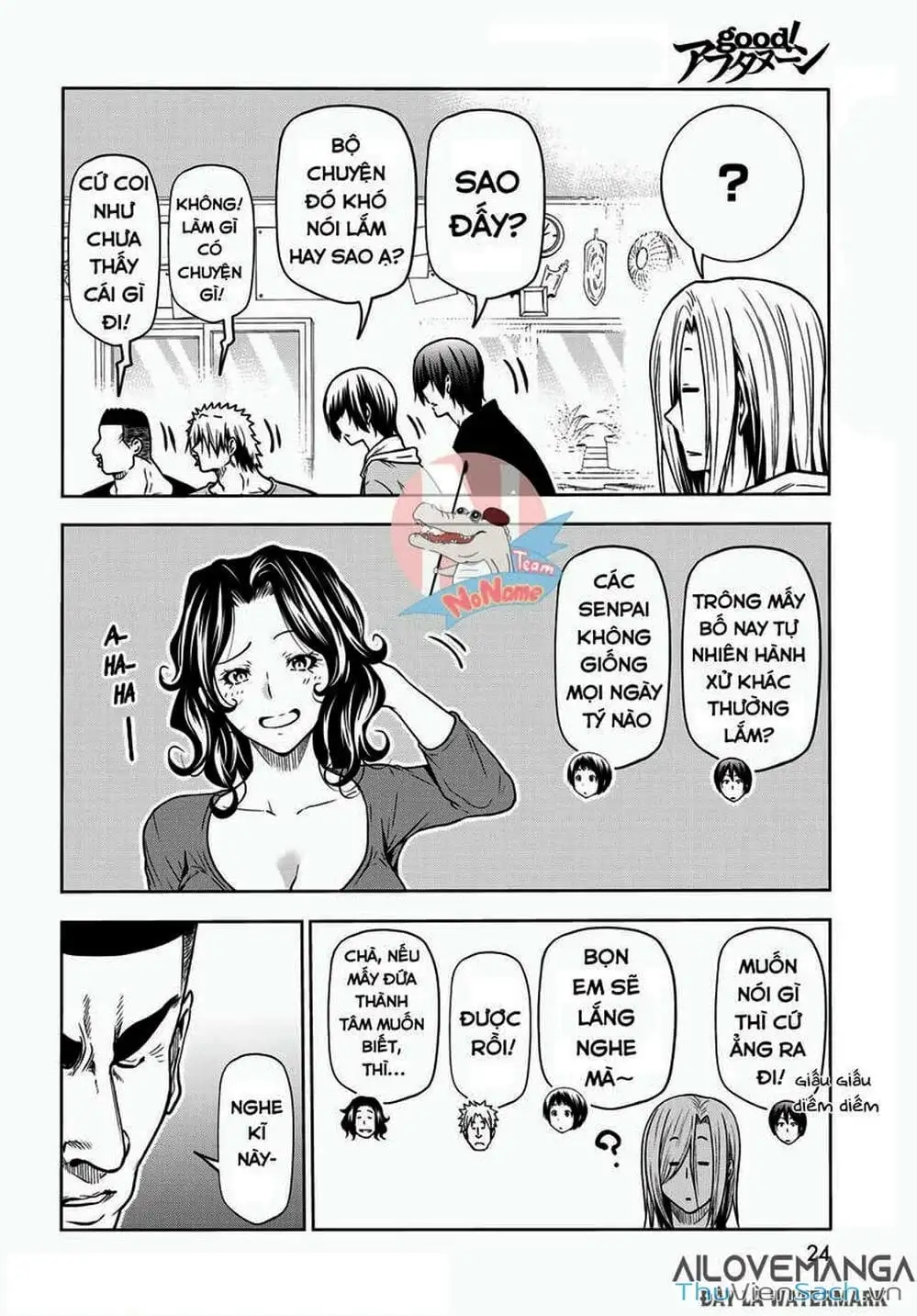 Truyện Tranh Cô Gái Thích Lặn - Grand Blue trang 3