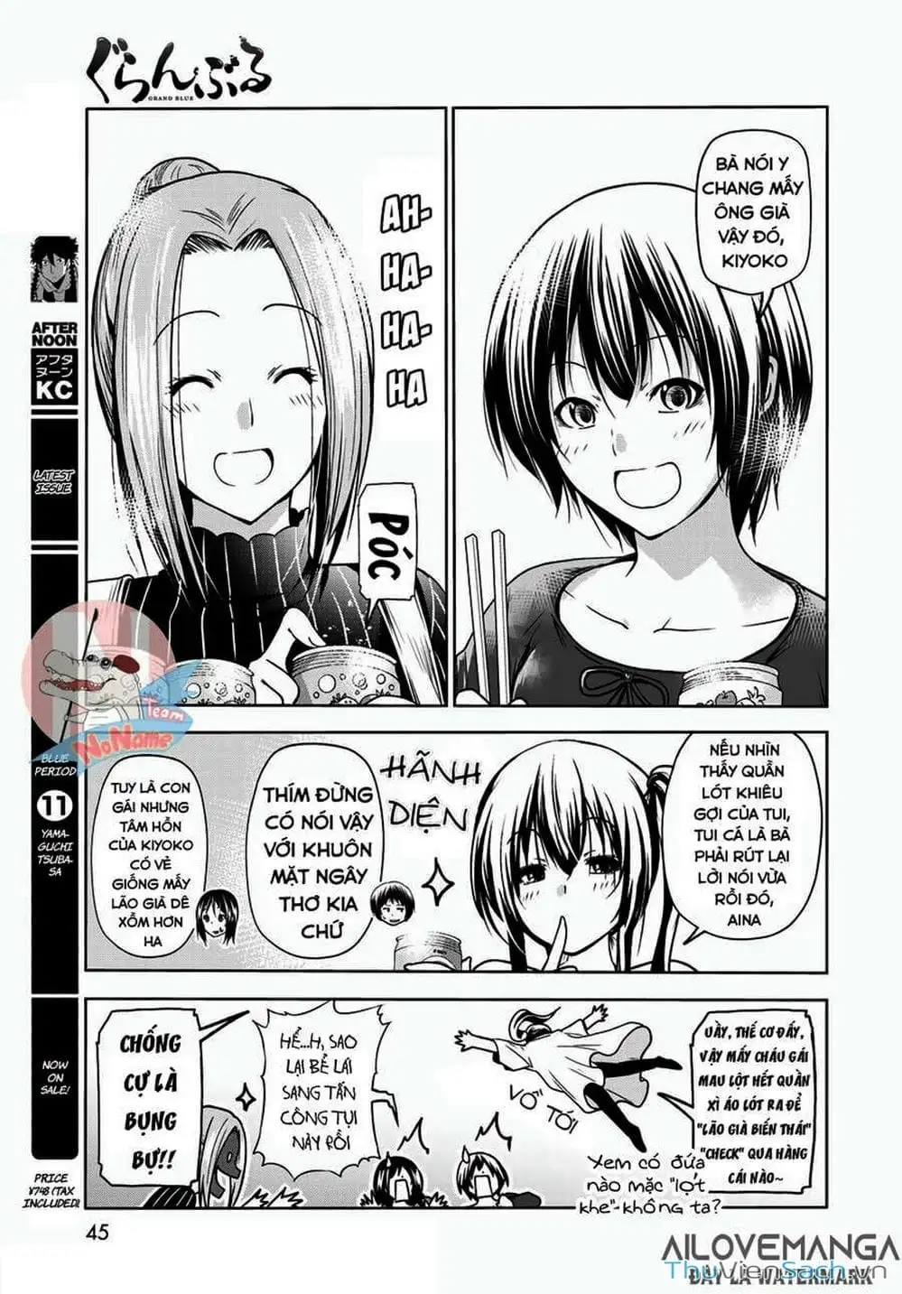 Truyện Tranh Cô Gái Thích Lặn - Grand Blue trang 3