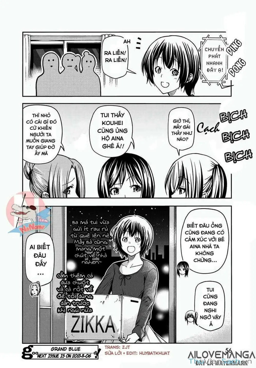 Truyện Tranh Cô Gái Thích Lặn - Grand Blue trang 3