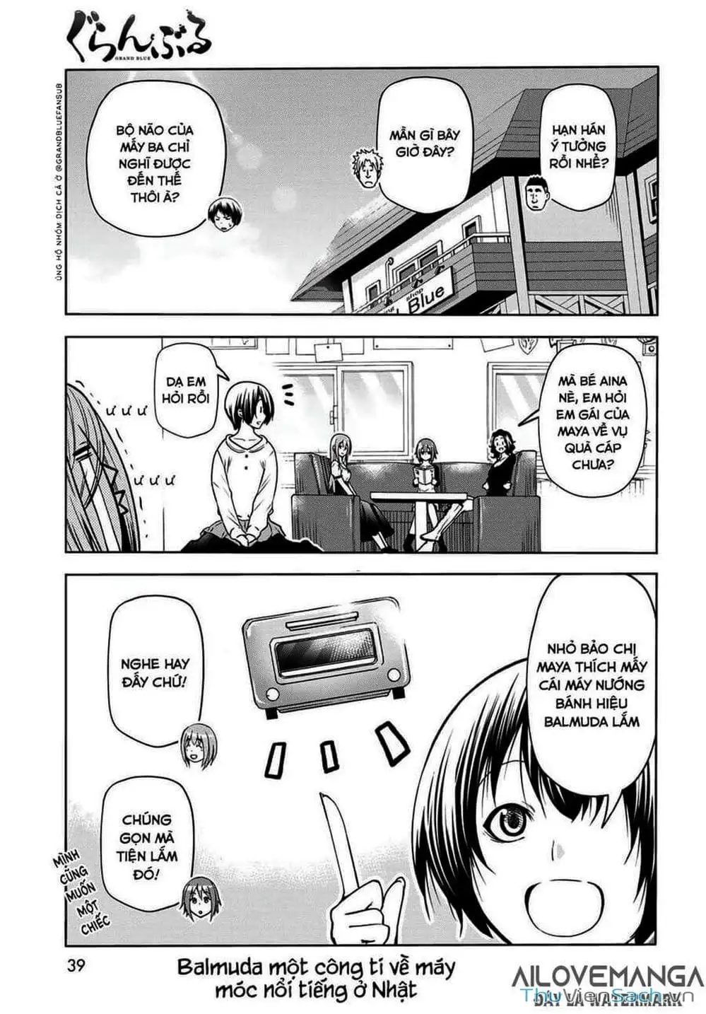 Truyện Tranh Cô Gái Thích Lặn - Grand Blue trang 3