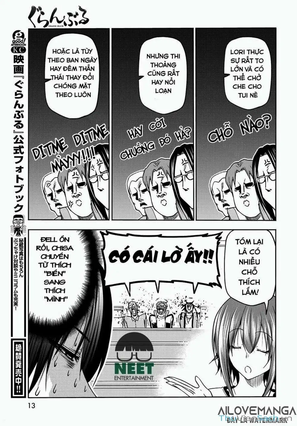 Truyện Tranh Cô Gái Thích Lặn - Grand Blue trang 3