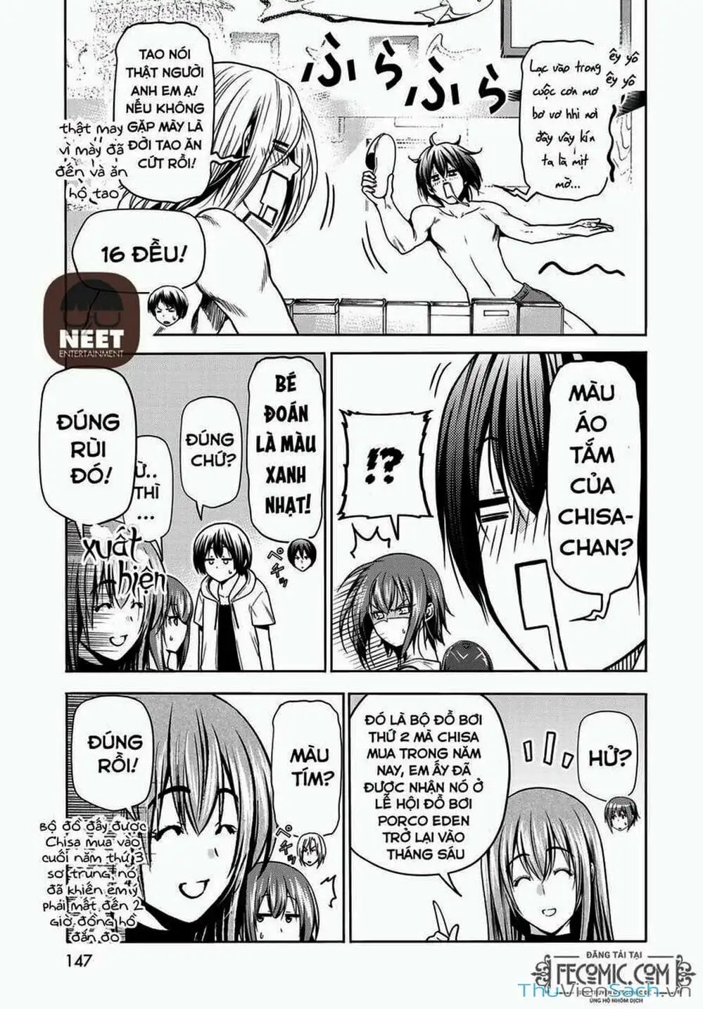 Truyện Tranh Cô Gái Thích Lặn - Grand Blue trang 3